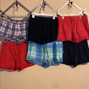 6 Pairs of Pajama Shorts